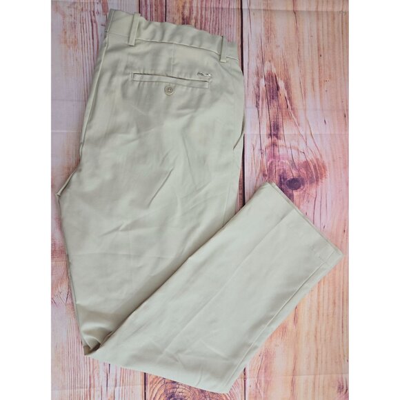 RLX Golf Mens Golf Straight Fit Lightweight Pants 36 X 32 Beige - Picture 3 of 7